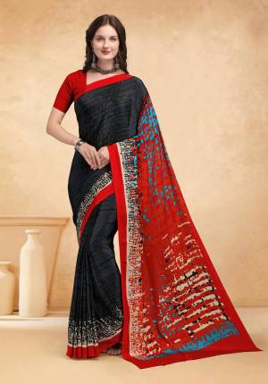 Beautiful Printed Saree Is Here