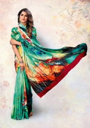 Beautiful Printed Saree Is Here