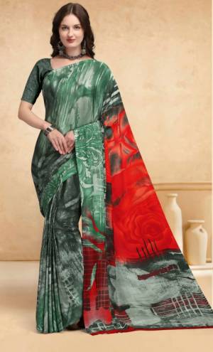 Beautiful Printed Saree Is Here