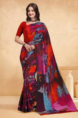 Beautiful Printed Saree Is Here