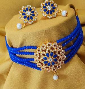 Gold Plated Traditional Choker Necklace