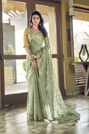 Cotton Weaving Pattern Saree Is Here