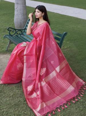 Linen Silk Saree Collection