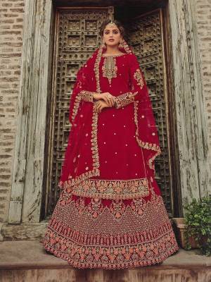  Designer Wedding Wear Sharara Suit  