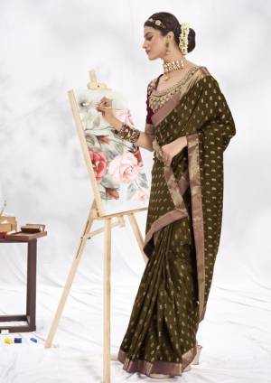  Vichitra Silk Printed Saree With Blouse Piece