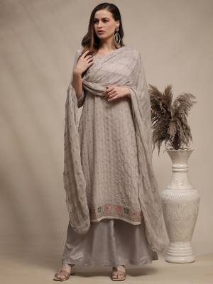 Exclusive Georgette Embroidered Dress Material