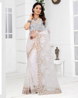 Most Beautiful Designer Net Saree Collection