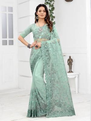 Most Beautiful Designer Net Saree Collection