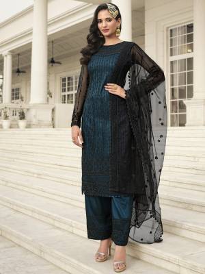 Exclusive Designer Partywear Salwar Suit (Semi Stitched)