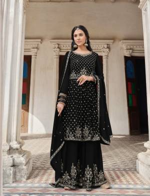 Most Fancy Embroidery Work Georgette Suit