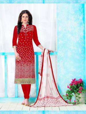 Heavy Cambric Cotton With Embroidery Work Salwar Kameez Collection