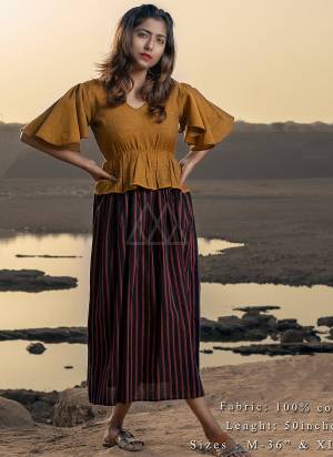 Lovely Patterned long maxi casual dress has peplum yoke and straight silhouttee. 
circular bias sleeves and straight lining?deep red flair. 
khadi is a fabric that will keep you cool in summers and warm in winters. 
So this dress suits to wear in all seasons.party and casual