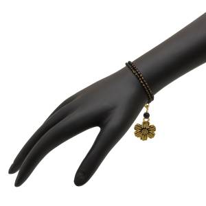 Grab This Very Pretty And Elegant Looking Bracelet Cum Bangle. This can Also Be Called As Trendy Mangalsutra To Wear In Hand Instead Of Neck. This Pretty Bracelet Has Cute Hangings In Golden Color. Buy Now.