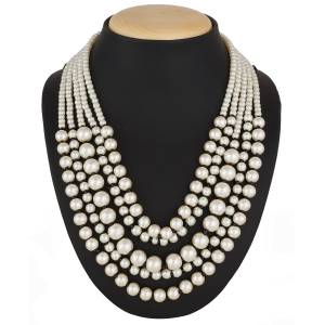 It Can Be Wester, Indo-Western Or Ethnic Dress. Pair This Beautiful Pearl Necklace Set With Kind Of Attire And Any Color. This Necklace Set Is Easy To Carry Throughout The Gala.