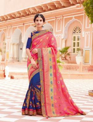Let the grandeur of precious weaves take you to the land of regals and make you feel like a royalty.