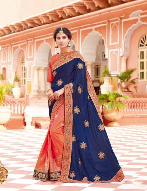 For women bent on a luxurious and impeccable saree experience, this saree is an apt choice . 