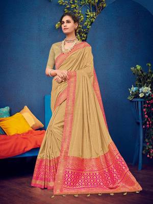 Impress everyone with your amazing Trendy look by draping this beige color two tone silk fabrics saree. this party wear saree won't fail to impress everyone around you. this gorgeous saree featuring a beautiful mix of designs. Its attractive color and heavy designer embroidered and silk saree, stone design, beautiful floral design all over work over the attire & contrast hemline adds to the look. Comes along with a contrast unstitched blouse.