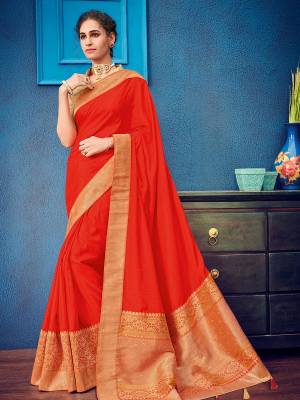 Presenting this red color two tone silk fabrics saree. look gorgeous at an upcoming any occasion wearing the saree. this party wear saree won't fail to impress everyone around you. Its attractive color and heavy designer embroidered and silk saree, stone design, beautiful floral design all over work over the attire & contrast hemline adds to the look. Comes along with a contrast unstitched blouse.