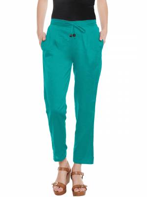 Grab This Pant For Your Casual Or Offiice Wear. This Pretty Free Sized Pant Is Fabricated On Rayon. Its Fabric Is Light In Weight And Easy To Carry All Day Long.