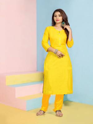 Beat The Heat This Summer With Some Casuals Like These Readymade Kurti Fabricated On Cotton. This Pretty Kurtis Are Available In All Regular Sizes Which Also Ensures Superb Comfort All Day Long. 