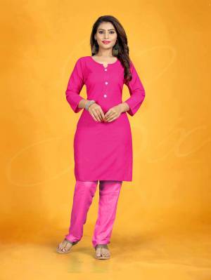 Beat The Heat This Summer With Some Casuals Like These Readymade Kurti Fabricated On Cotton. This Pretty Kurtis Are Available In All Regular Sizes Which Also Ensures Superb Comfort All Day Long. 