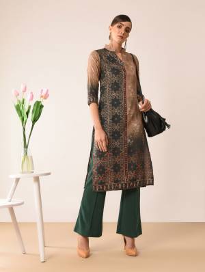 Add This Beautiful Readymade Kurti To Your Wardrobe For Your College Wear, Office Wear Or For A Causal Outing, This Kurti IS Fabricated On Soft Silk Which Is Soft Towards Skin And Also Available In All Regular Sizes. 