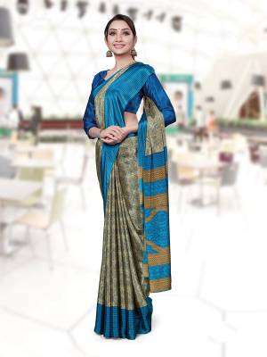 Here Is Very Pretty Printed Saree Fabricated On Art Silk Paired With Running Blouse, This Pretty Formal Printed Saree Is Best Suitable For Your Work Place As It Is Light Weight And Esnures Superb Comfort All Day Long. Also It Can Be Used As Uniform At Different Places Like Airports, Hospitals And Hotels. Buy Now