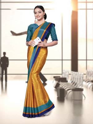 Here Is Very Pretty Printed Saree Fabricated On Art Silk Paired With Running Blouse, This Pretty Formal Printed Saree Is Best Suitable For Your Work Place As It Is Light Weight And Esnures Superb Comfort All Day Long. Also It Can Be Used As Uniform At Different Places Like Airports, Hospitals And Hotels. Buy Now
