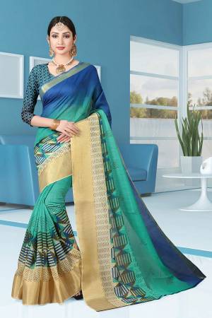 Comfort Is The First Priority When You Go To Your Work Place. So Keeping Your Comfort In Mind This Printed Saree Is Designed As A Uniform For Your Work Place. This Saree And Blouse are Fabricated On Cotton Beautified With Prints Which Is Also Light In Weight And Easy To Carry All Day Long