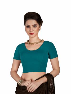 Grab This Super Comfy Readymade Blouse To Pair Up With Your Simple Or Designer Saree. This Blouse Is Fabricated On Stretchable Cotton Which Is In Free Size. Its Fabric Is Soft Towards Skin And Ensures Superb Comfort All Day Long.