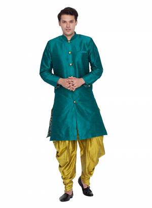 Celebrate This Festive Season In Traditional Style With This Readymade Pair Of Dhoti And Kurti. This Dhoti Kurta Is Fabricated On Cotton Silk Which Is Light Weight , Durable And Easy To Carry All Day Long. Also It Is Available In All Sizes. Buy Now.