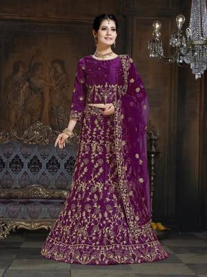 Shine Bright In This Attractive Looking Heavy Designer Lehenga Choli In Royal Blue Color. Its Blouse And Lehenga Are Satin Based Paired With Net Fabricated Dupatta. It Is Beautified With Heavy Coding And Stone Work. Buy Now.