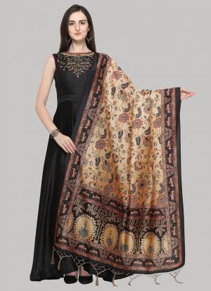 Grab This Classy Tassel Dupatta made from Assam silk has Beautified With decorative work like Digital Printed ,which makes it a smart pick for all occasions. You can wear this Dupatta in different styles Pairing Up With Different Kind Of Attires.