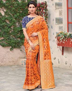 The classic indian silk weaved saree is a symbol of the rich culture and traditions of India and is sure to make you look like a royalty. 