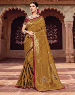 The classic indian silk weaved saree is a symbol of the rich culture and traditions of India and is sure to make you look like a royalty. 