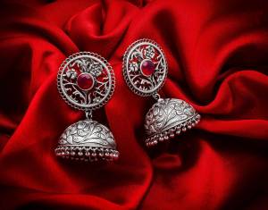 Buy This Pretty Pair Of Earrings In Silver Color Which Can Be Paired With Colored Attire. These Earrings Will Give A Pretty Elegant Look Which Will eanr You Lots Of Compliments From Onlookers