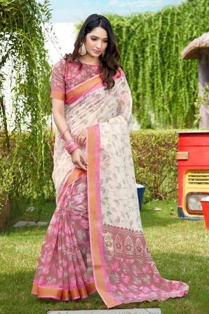 Celebrate This Festive Season With Beauty And Comfort Wearing This Pretty Saree Which Is Light Weight And Easy To Carry all Day Long. This Saree Is Fabricated On Super Net Paired With Cotton Fabricated Blouse. It Is Also Beautified With Multi Colored Thread Work. Buy Now.