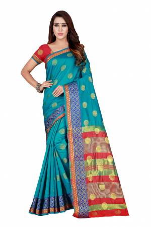 Celebrate This Festive Season With Beauty And Comfort Wearing This Designer Silk Based Saree. This Saree And Blouse Are Fabricated on Banarasi Art Silk Beautified With Weave. Its Rich Fabric Is Durable , Light Weight And Easy To Carry All Day Long. 