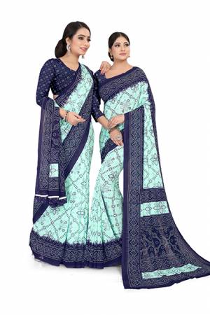 Here Is Very Pretty Printed Saree Fabricated On Georgette Paired?With Running Blouse, This Pretty Formal Printed Saree Is Best Suitable For Your Work Place As It Is Light Weight And Esnures Superb Comfort All Day Long. Also It Can Be Used As Uniform At Different Places Like Airports, Hospitals And Hotels. Buy Now