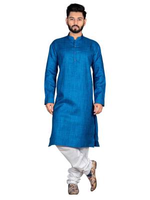 Grab This Amazing Pair Of Kurta And Chudidar For Men Fabricated On Cotton. This Kurta Is Suitable For Festive Wear Or Any Wedding Functions. It Is Light In Weight and Can Be Paired With Any Kind Of Bottom Like Chudidar, Pyjama Or Even Denims. Its Fabric Is Soft Towards Skin And Avialable In All Sizes. Buy Now.