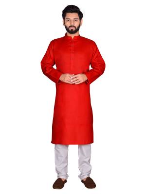 Grab This Amazing Pair Of Kurta And Chudidar For Men Fabricated On Cotton. This Kurta Is Suitable For Festive Wear Or Any Wedding Functions. It Is Light In Weight and Can Be Paired With Any Kind Of Bottom Like Chudidar, Pyjama Or Even Denims. Its Fabric Is Soft Towards Skin And Avialable In All Sizes. Buy Now.