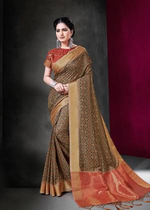 For a Proper Traditional Look, Grab This Designer Silk Based Printed Saree. This Saree And Blouse Are Fabricated On Art Silk Which Gives A Rich And Elegant Look To Your Personlity. 