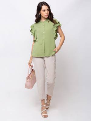 Grab This Beautiful Western Top For Your Semi-Casuals. This Pretty Top Can Be Paired With Denims, Pants Or Jeggins. Also It Is Available In All Regular Sizes. Buy Now.