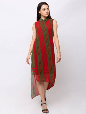 Here Is A Trendy and Pretty Readymade One-Piece For Party Wear Or Outing. It Is Light In Weight And Its Fabric Ensures Superb Comfort All Day Long.
