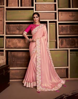 This ultra feminine and romantic take on culture-infused design is the season's most perfect pick. With its monochromatic color combination and very delicate floral embroidery, the saree wins all the subtle-fashion loving hearts. 
