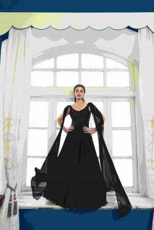 Look Pretty Wearing This Lovely Designer Readymade Gown With Dupatta  Here
