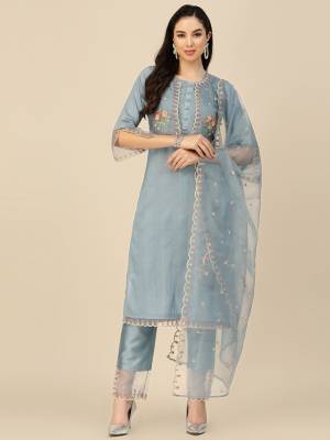 Shine Bright In This Beautiful  Designer  Readymade Suit Collection