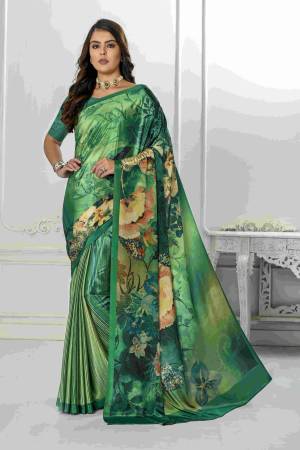 Look Pretty Wearing This Lovely Designer Saree