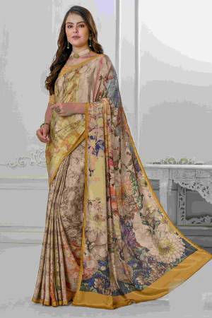 Look Pretty Wearing This Lovely Designer Saree