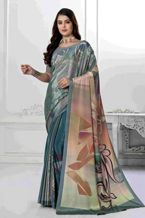 Look Pretty Wearing This Lovely Designer Saree